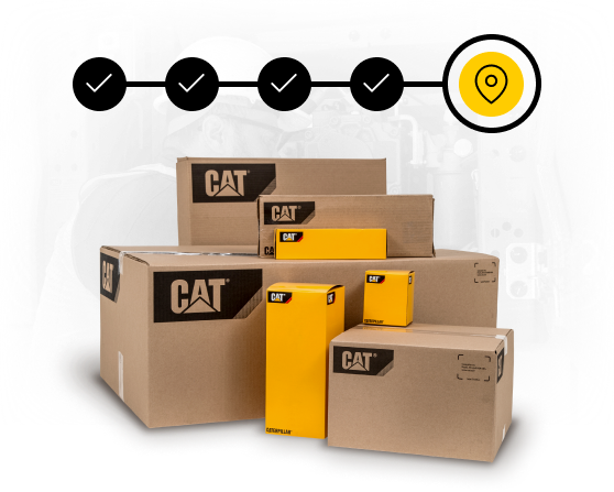 Cajas de refacciones para maquinaria pesada Caterpillar